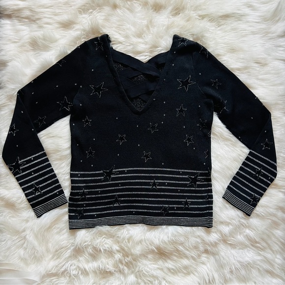 New! NAF NAF Star Cut Out Sweater - Picture 4 of 6